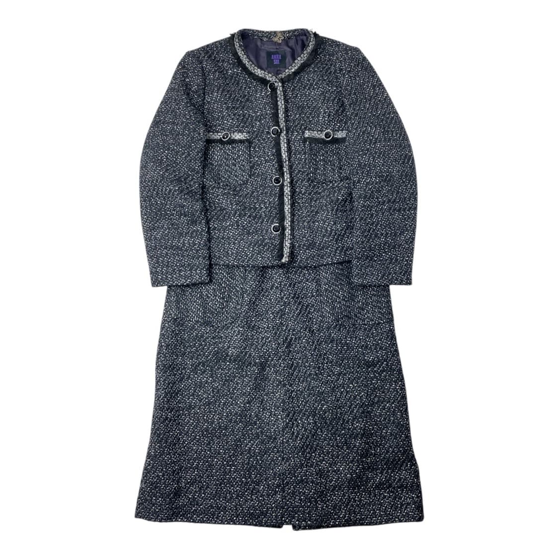 [중고] 안나수이 트위드 투피스 셋업 상품이미지1