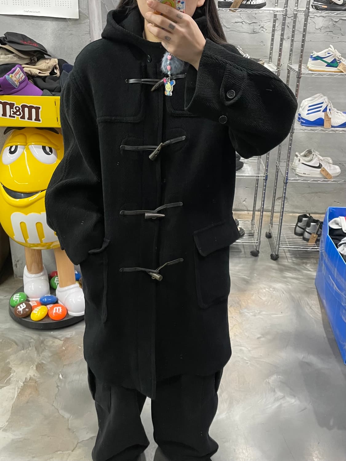 글로버올 울 더플 코트 상품이미지8