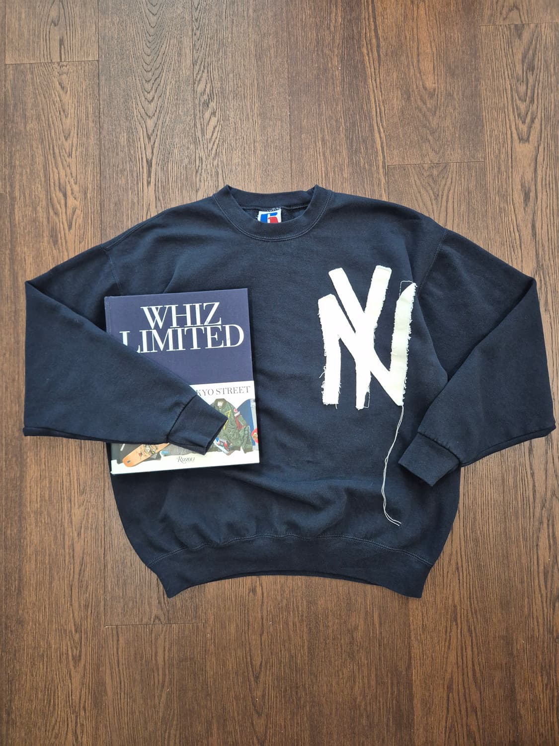 RUSSELL NY Appliquer Sweat(Navy) 상품이미지2
