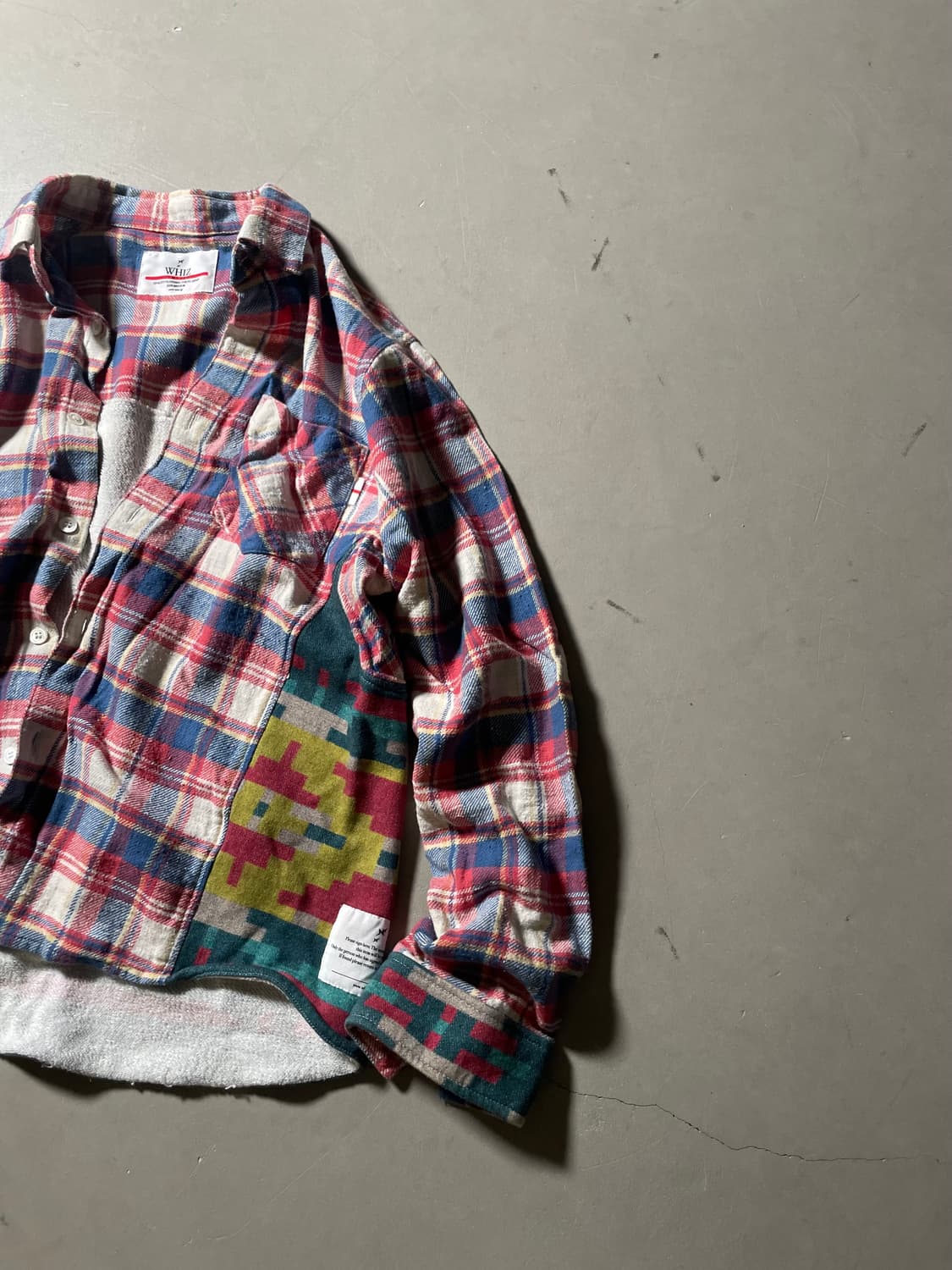 WHIZ LIMITED Reconstructed Check Shirt 상품이미지2