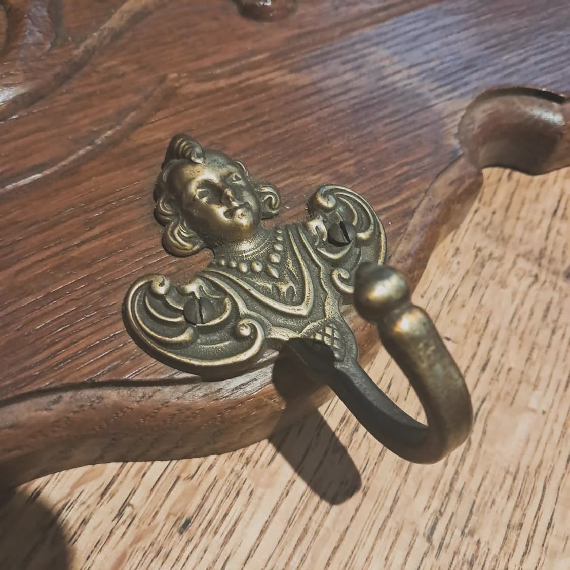 European 빈티지 우드 월랙 선반 (걸이형) 상품이미지2