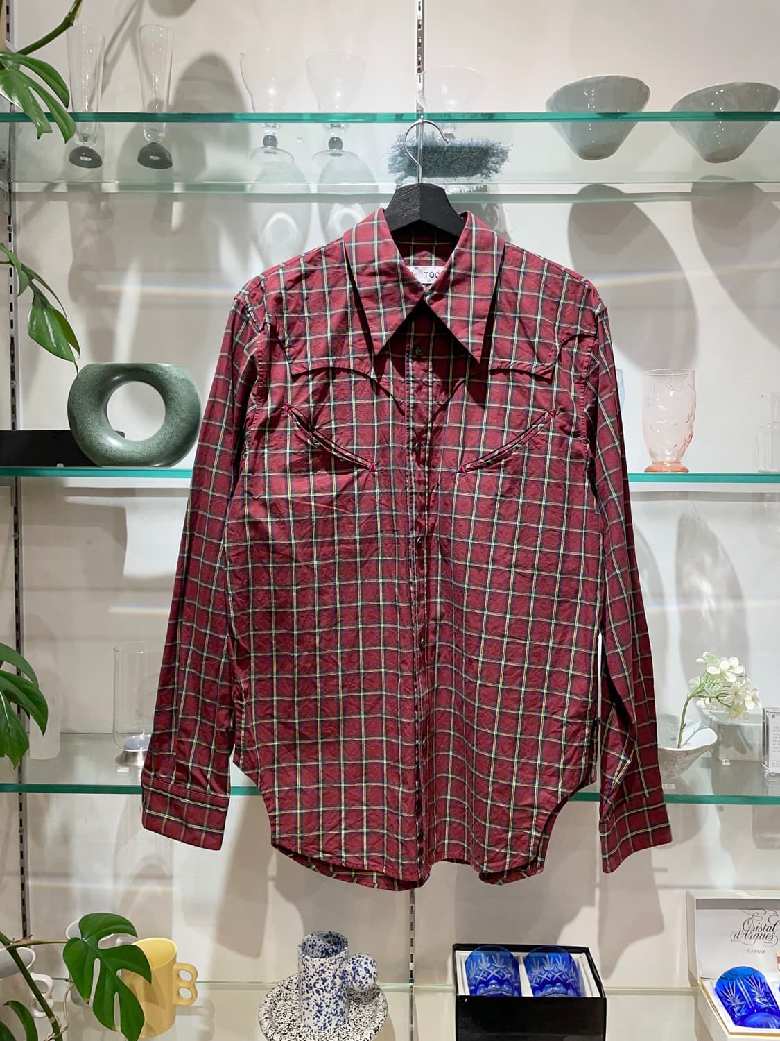 TOGA TOO plaid western shirt 상품이미지1