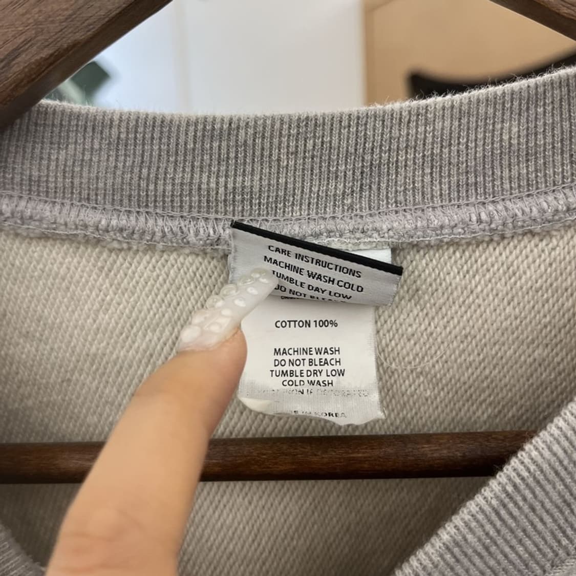 아웃스탠딩 스트릿 펑크 플라잉 타이거 맨투맨 L C10988 상품이미지6