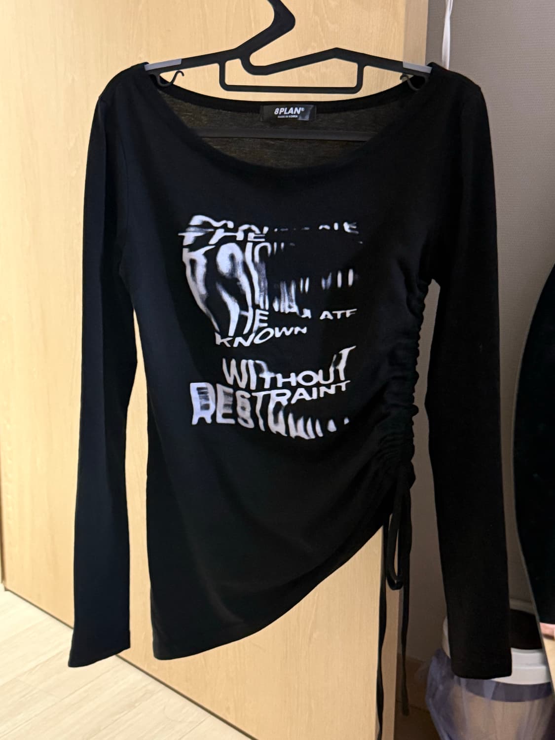 블랙 프린팅 티 상품이미지3