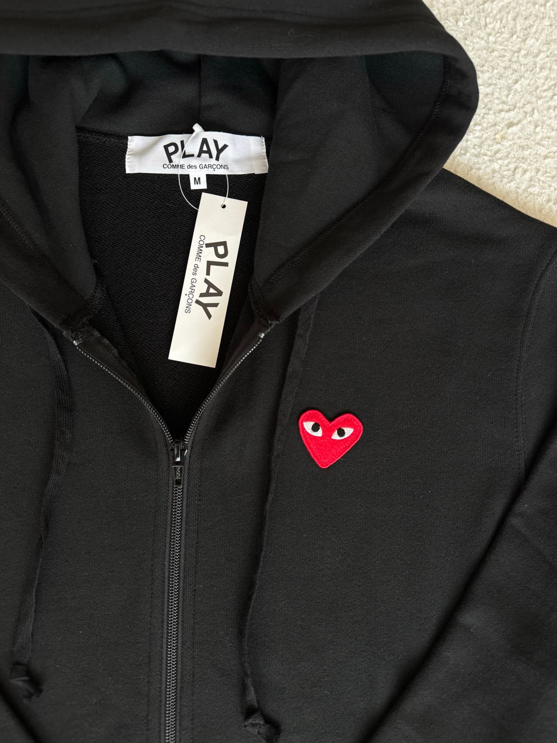 꼼데가르송 후드집업 상품이미지2