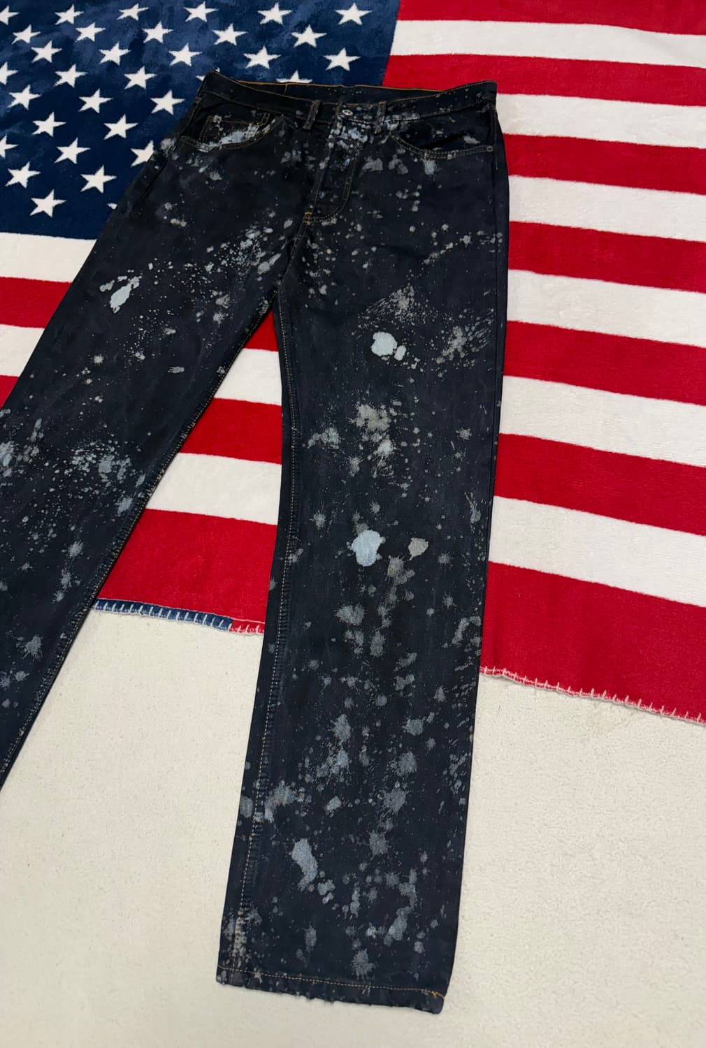 리바이스 501  페인팅 커스텀 빈티지 Levi’s 501 USA[33] 상품이미지6