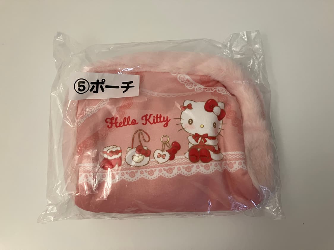 미개봉 새상품 산리오 키티쿠지세트 4등, 5등 마스코트&파우치 상품이미지4