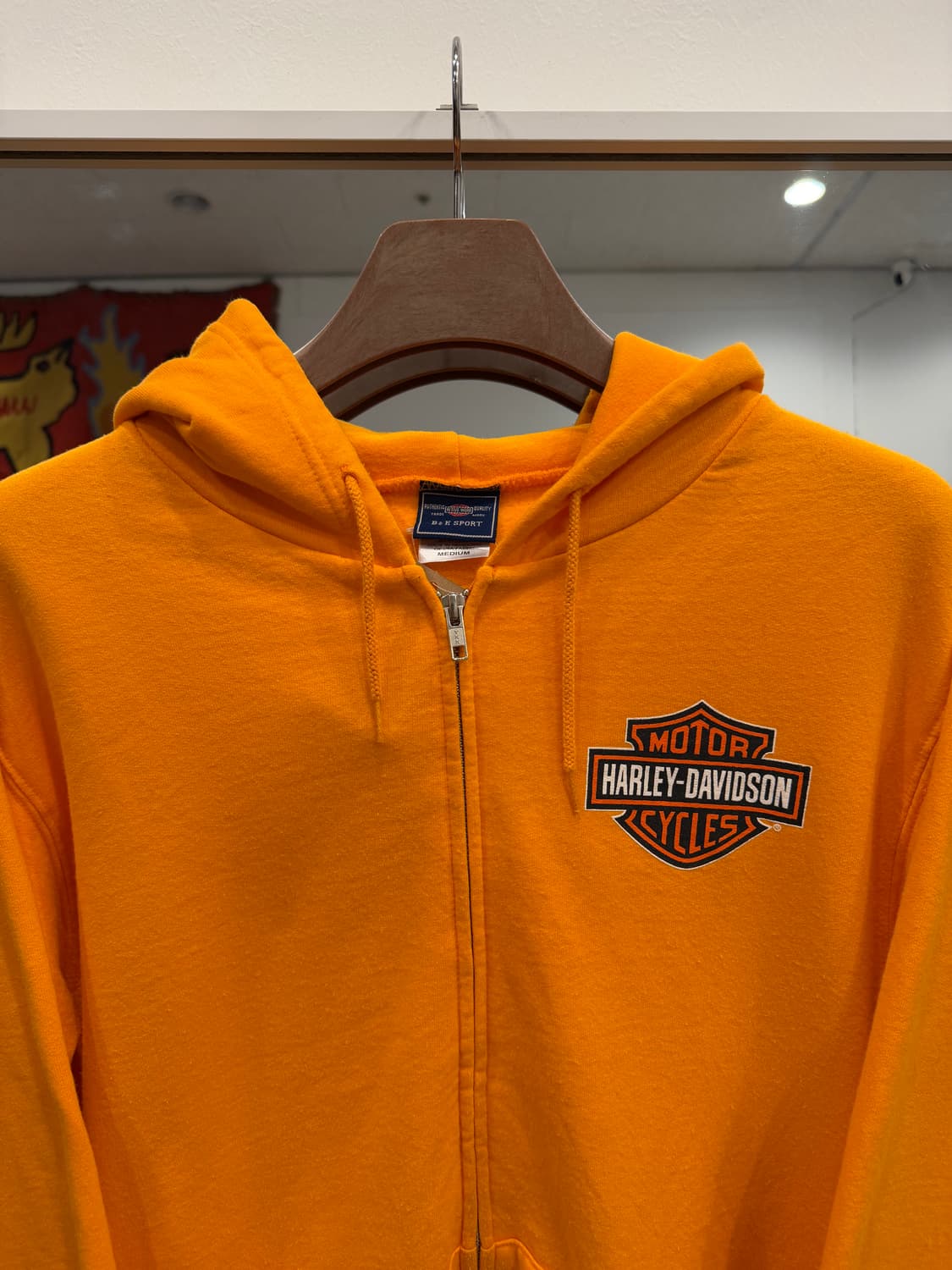 B&E Sport 빈티지 할리데이비슨 후드 집업 상품이미지2