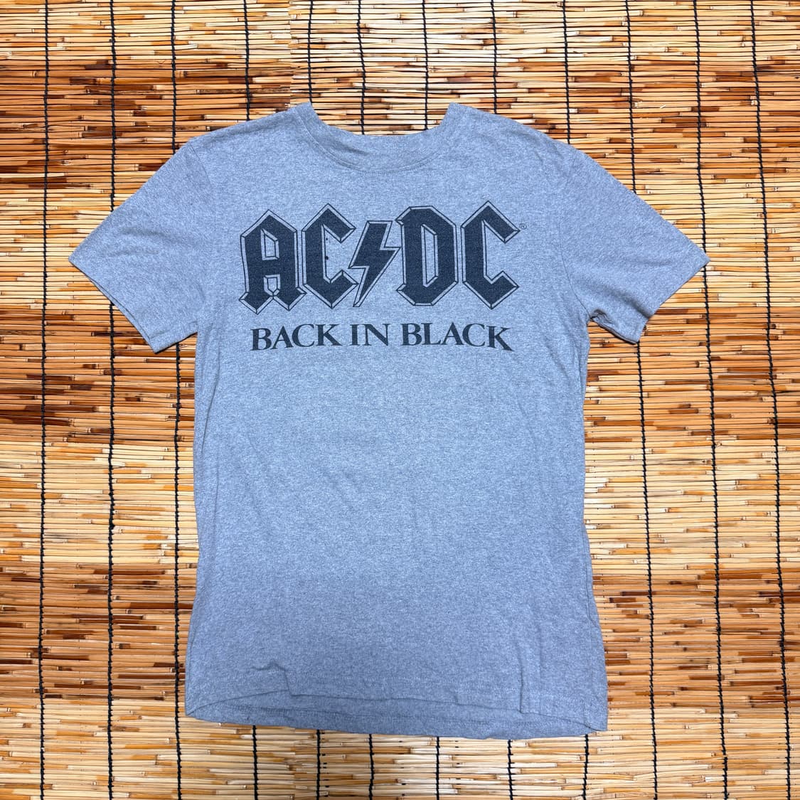 AC/DC 백인 블랙 투어 정식 반팔 티셔츠 s 상품이미지1