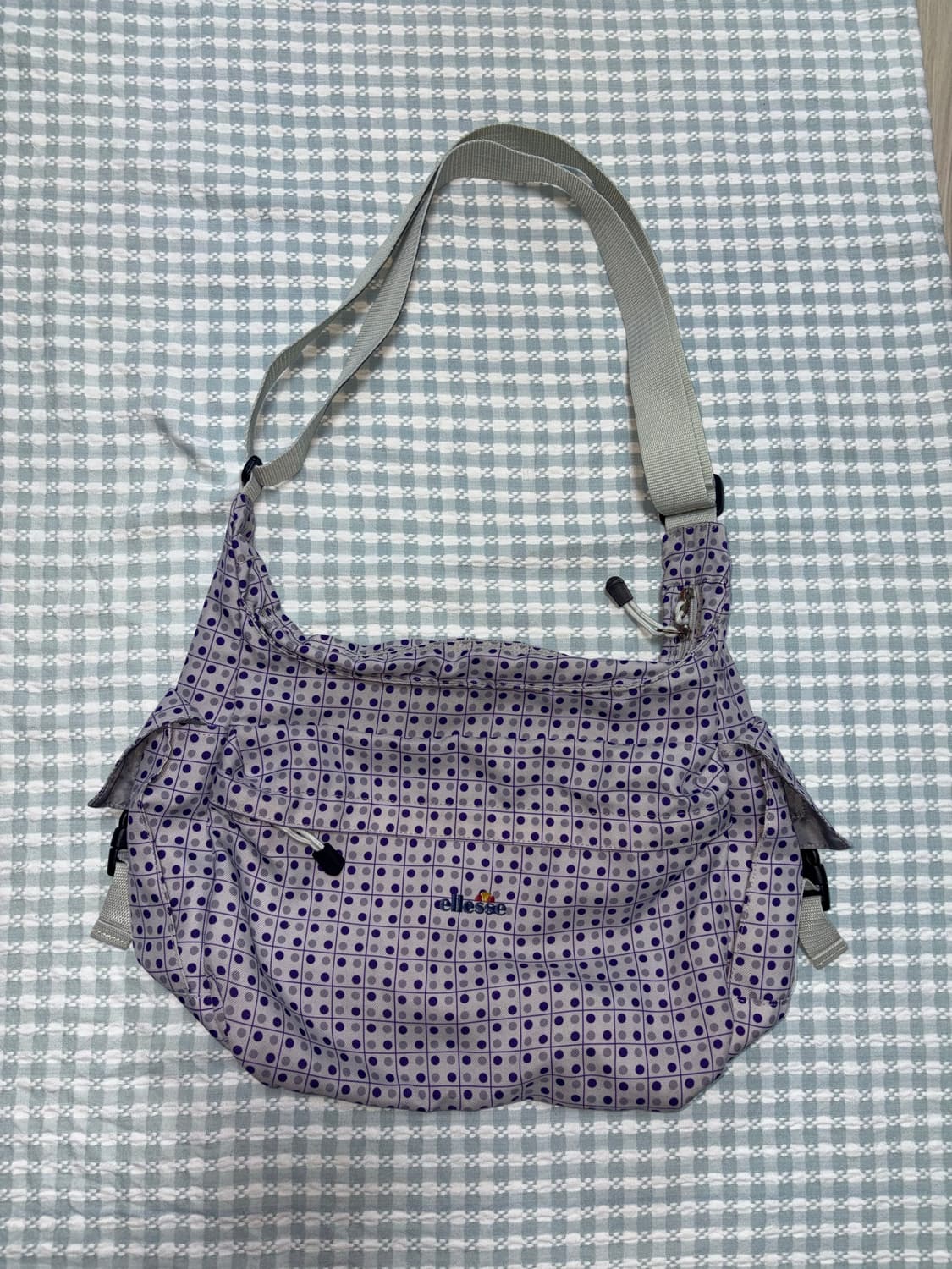 보라 도트 크로스백  상품이미지2