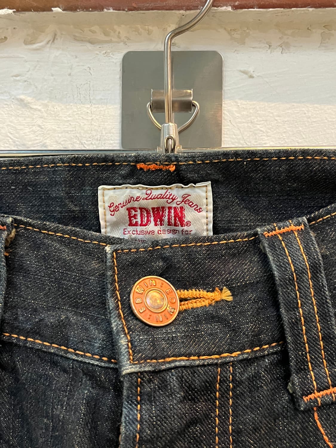 EDWIN 403XVS 플랩 포켓 데님 진 W32 상품이미지2