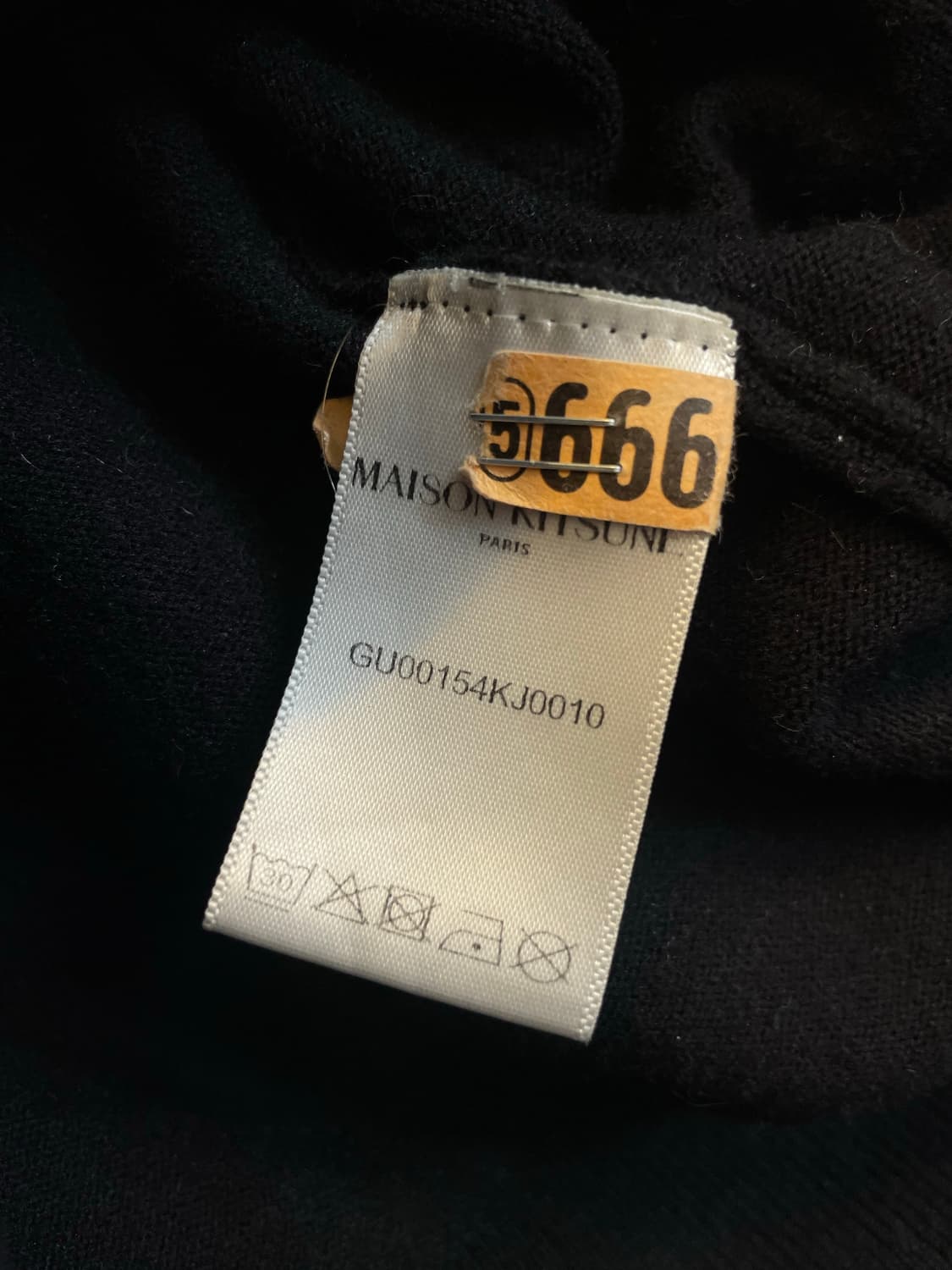 메종키츠네 폭스헤드 블랙가디건 M:) 니트가디건 상품이미지4