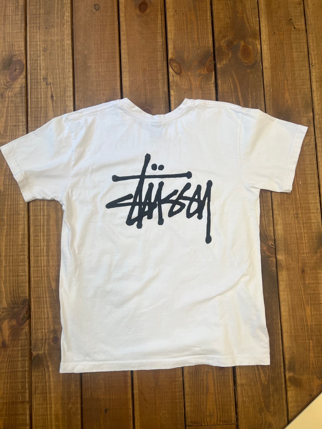 스투시 화이트 베이직 반팔  상품이미지7