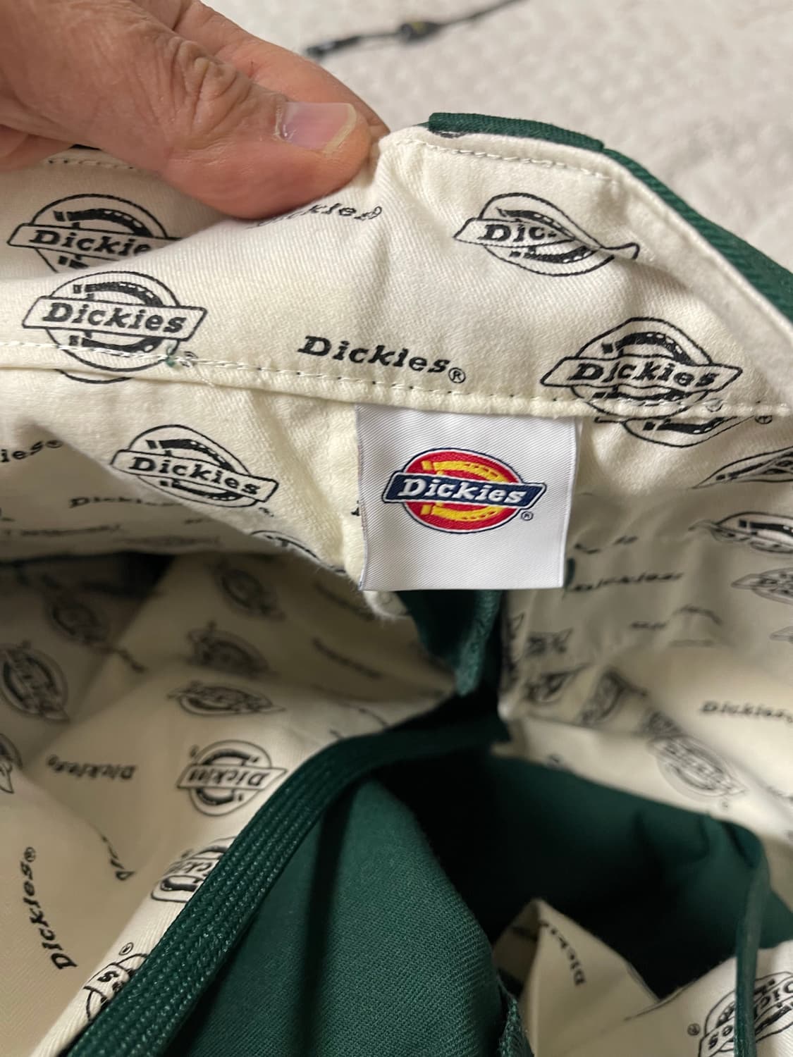 [새상품] 디키즈 일본 별주판 밴딩 치노 딥그린 M 상품이미지8