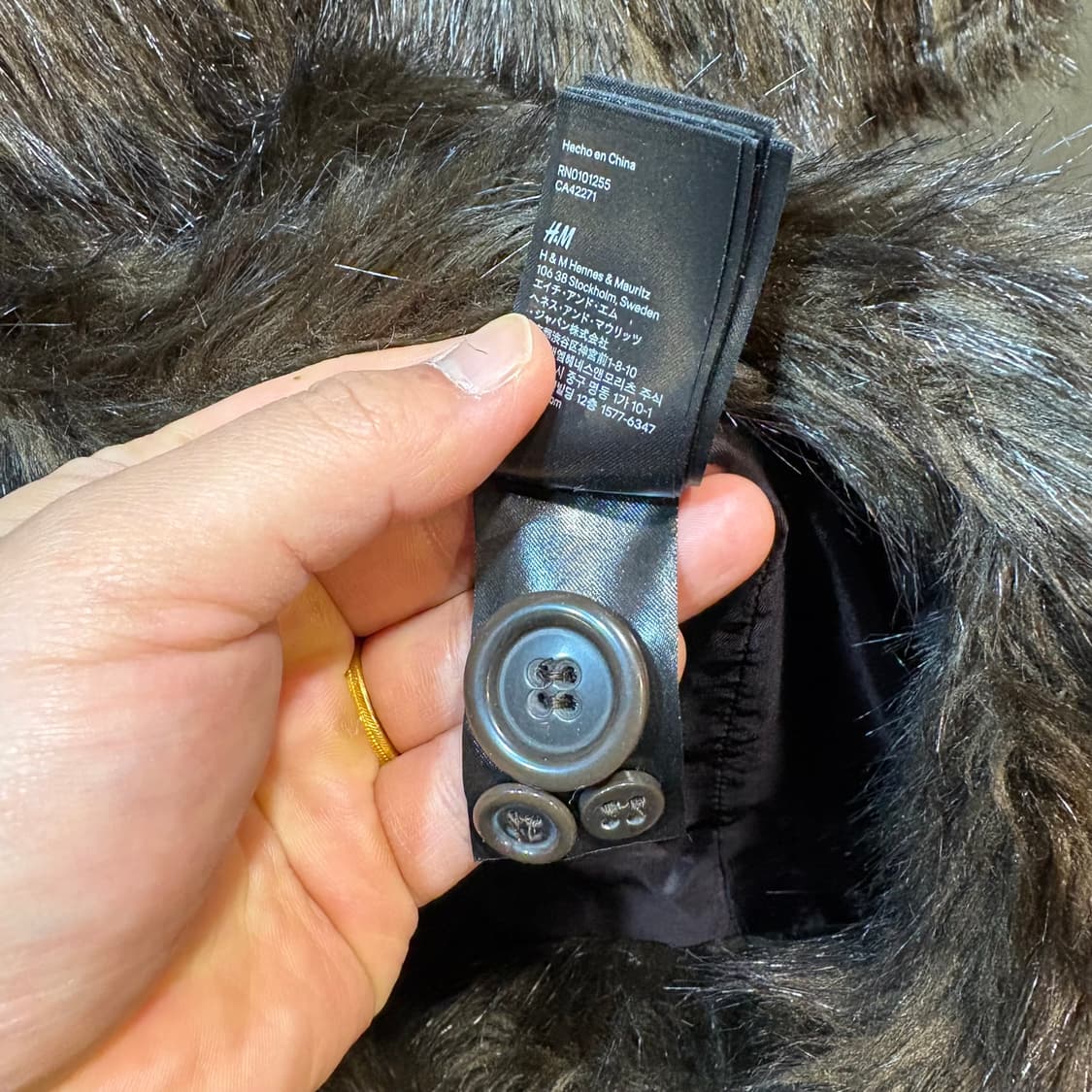 [44] MAISON MARGIELA X H&M 마르지엘라 코트 상품이미지8