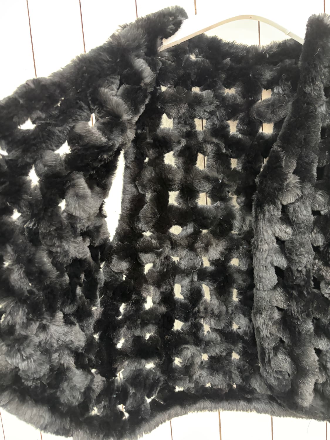 니팅 블랙 래빗 베스트 상품이미지6