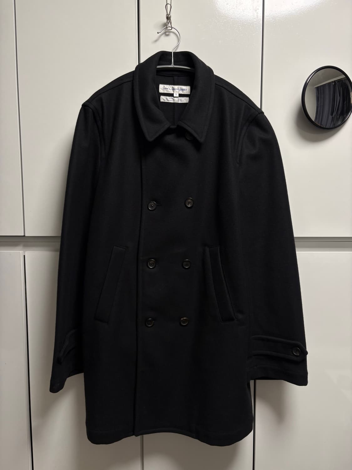 Comme des Garsons Shirt 피코트 블랙 상품이미지1