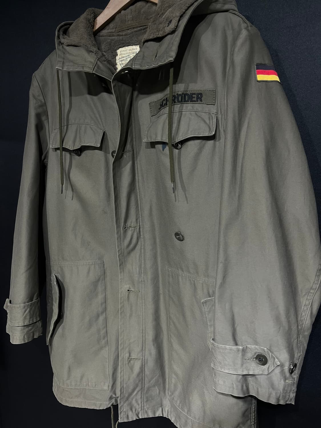 독일군 스노클 파카 내피풀셋 상품이미지2