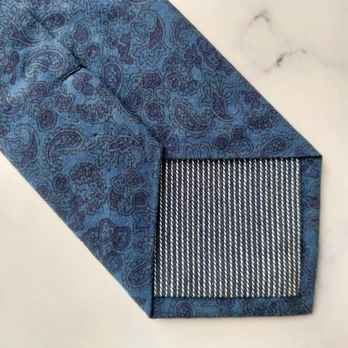 커스텀멜로우 면 페이즐리 패턴 넥타이 7.5cm A+등급 K2057 상품이미지8