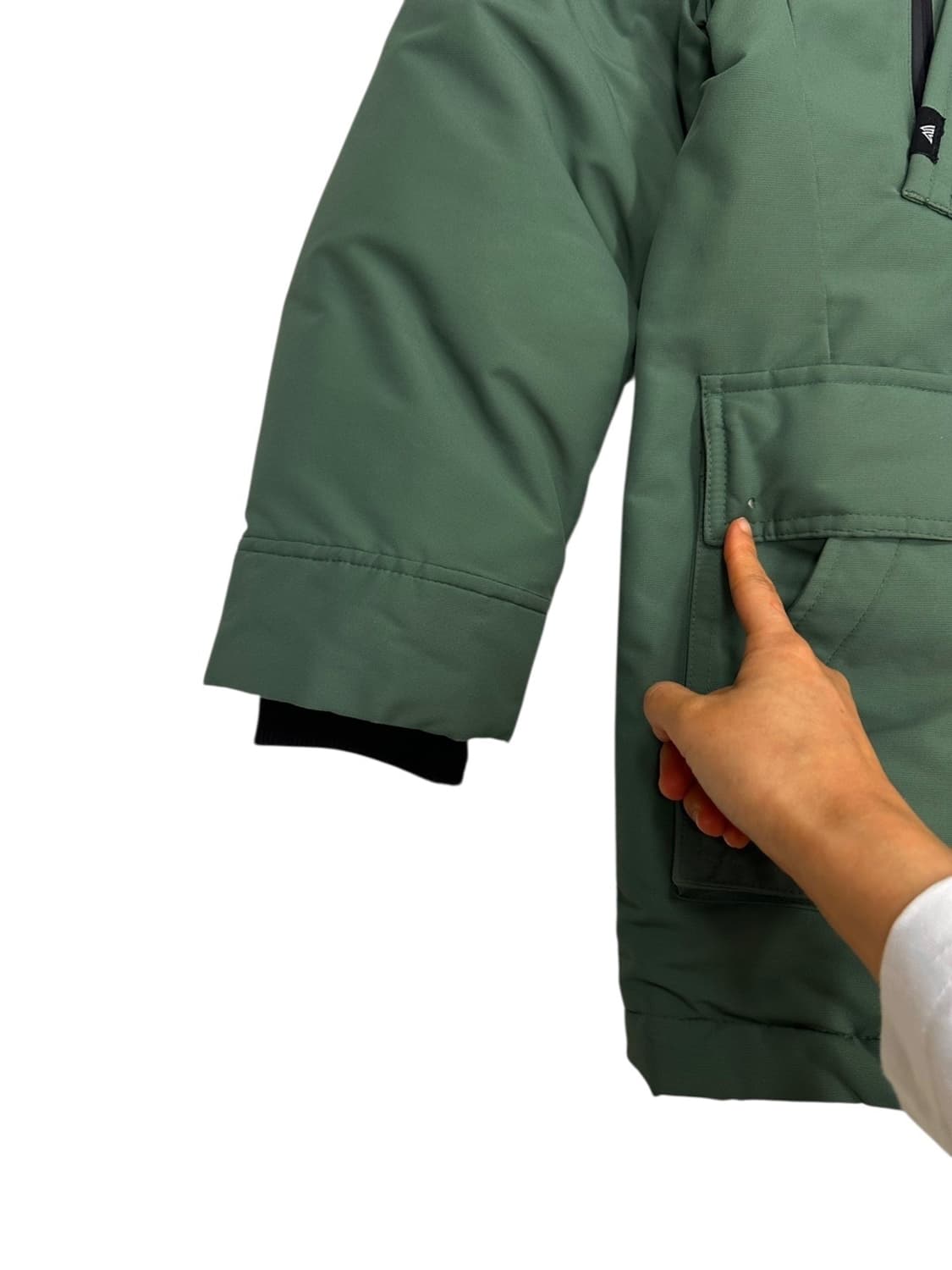 그레고리 덕다운 패딩 카키그린 (M)  상품이미지7