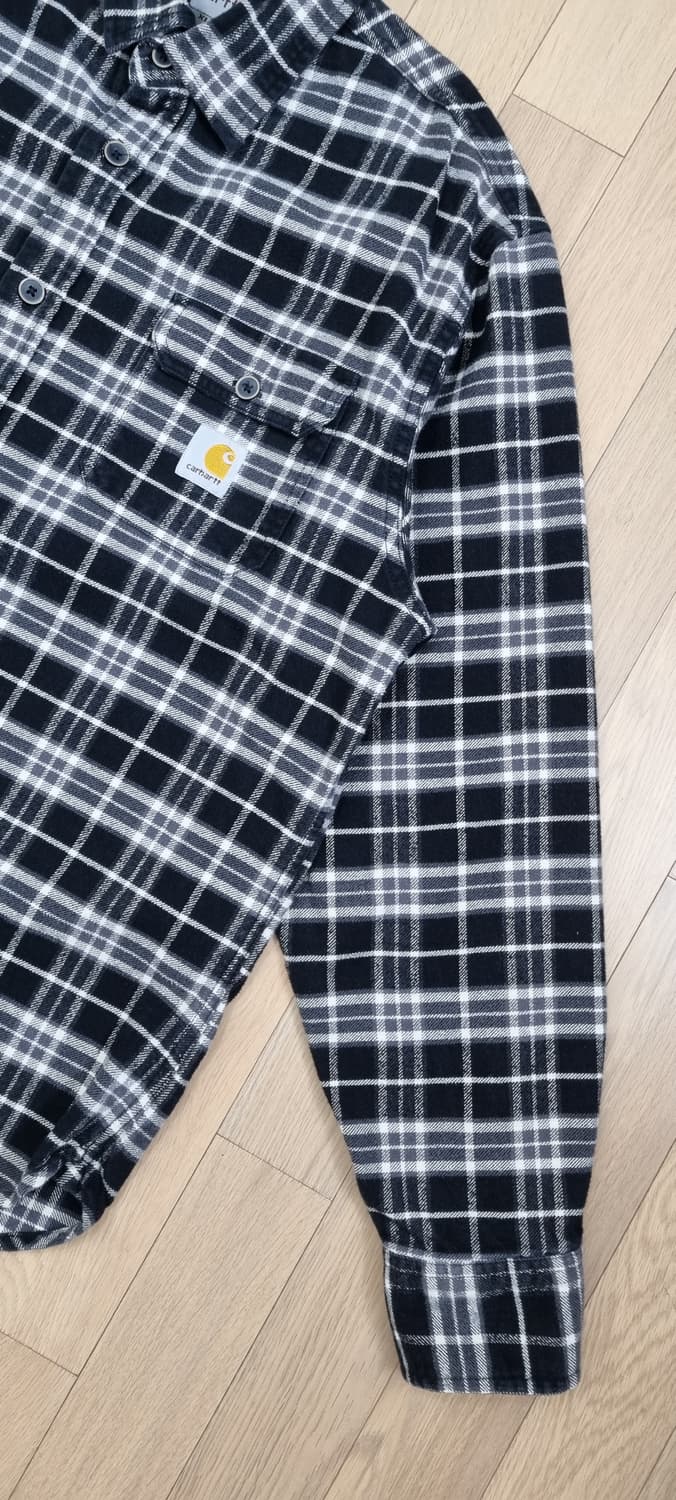 칼하트 투포켓 체크 셔츠 XL _ 남성, 케어텍 짤림 상품이미지4