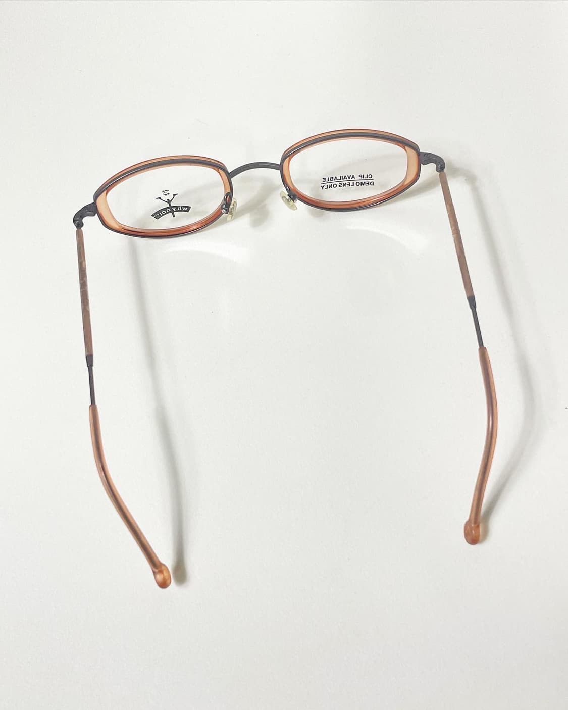 80s 미국제 Why Not 뿔테 빈티지 안경 상품이미지5