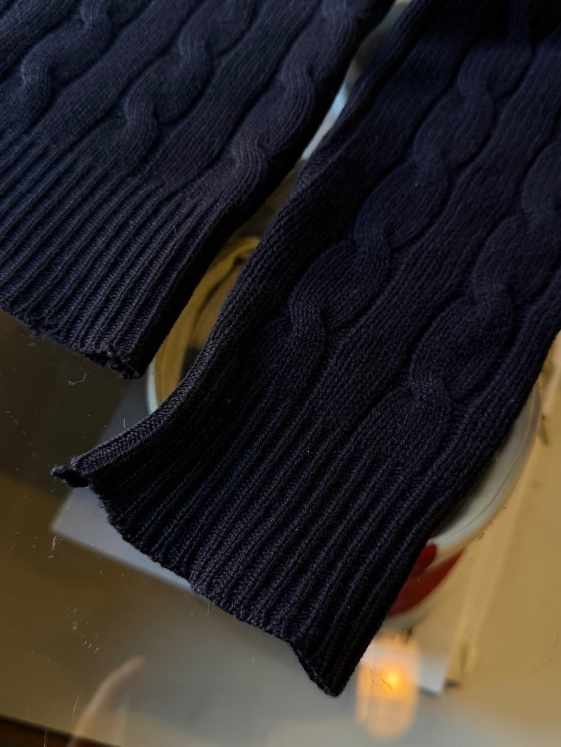 폴로 랄프로렌 캐시미어 케이블 니트 44 상품이미지9