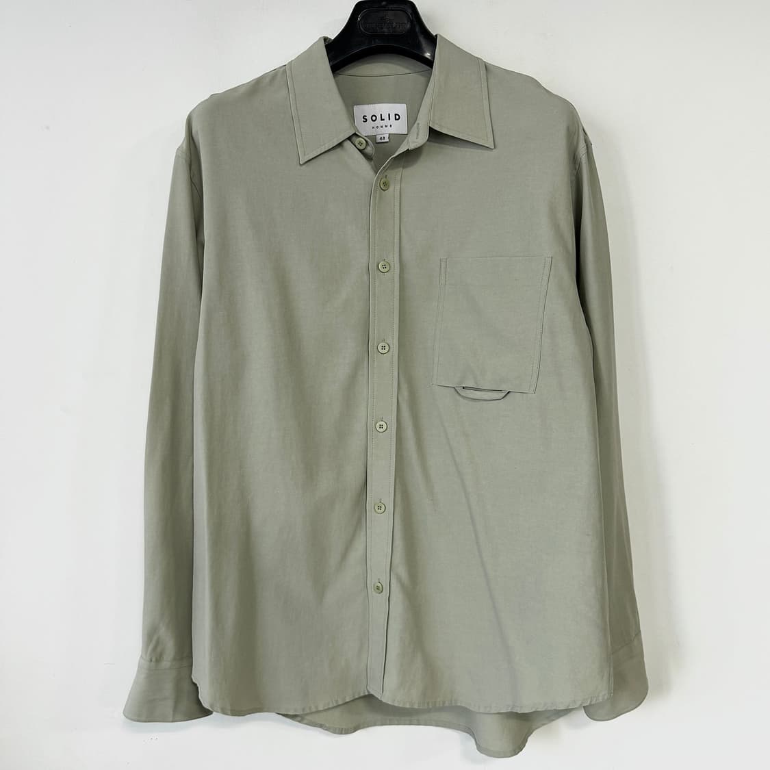 솔리드옴므 패치 포켓 셔츠 상품이미지1