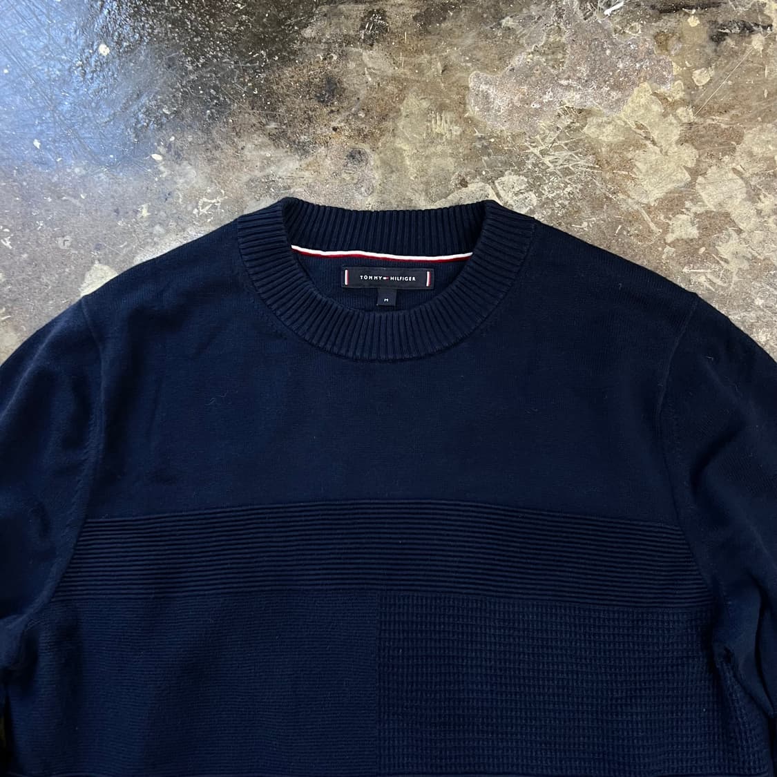 M) 타미힐피거 플래그 로고 니트 스웨터 상품이미지2