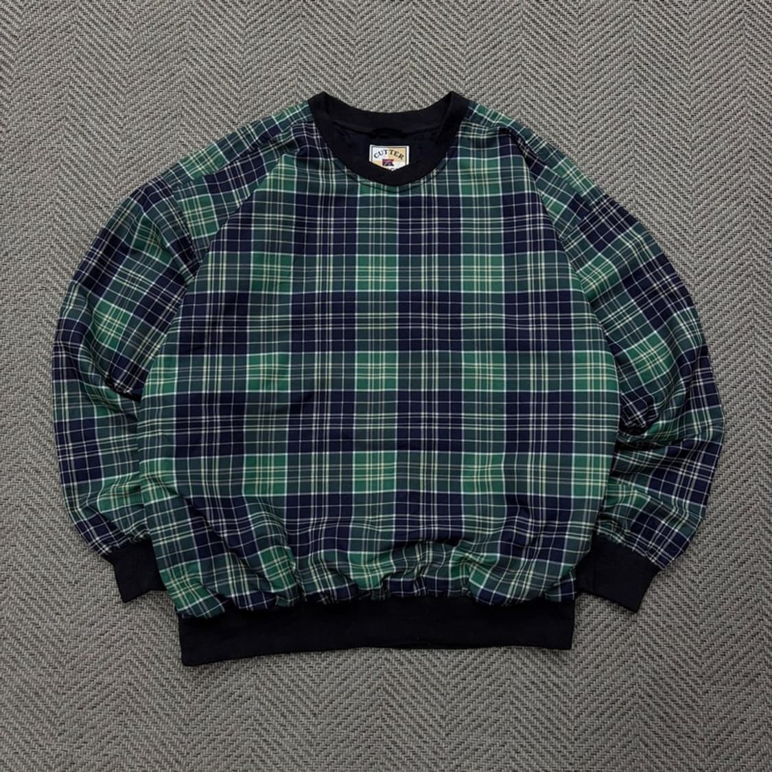 커터앤벅 체크 패턴 웜업 v2607 상품이미지1