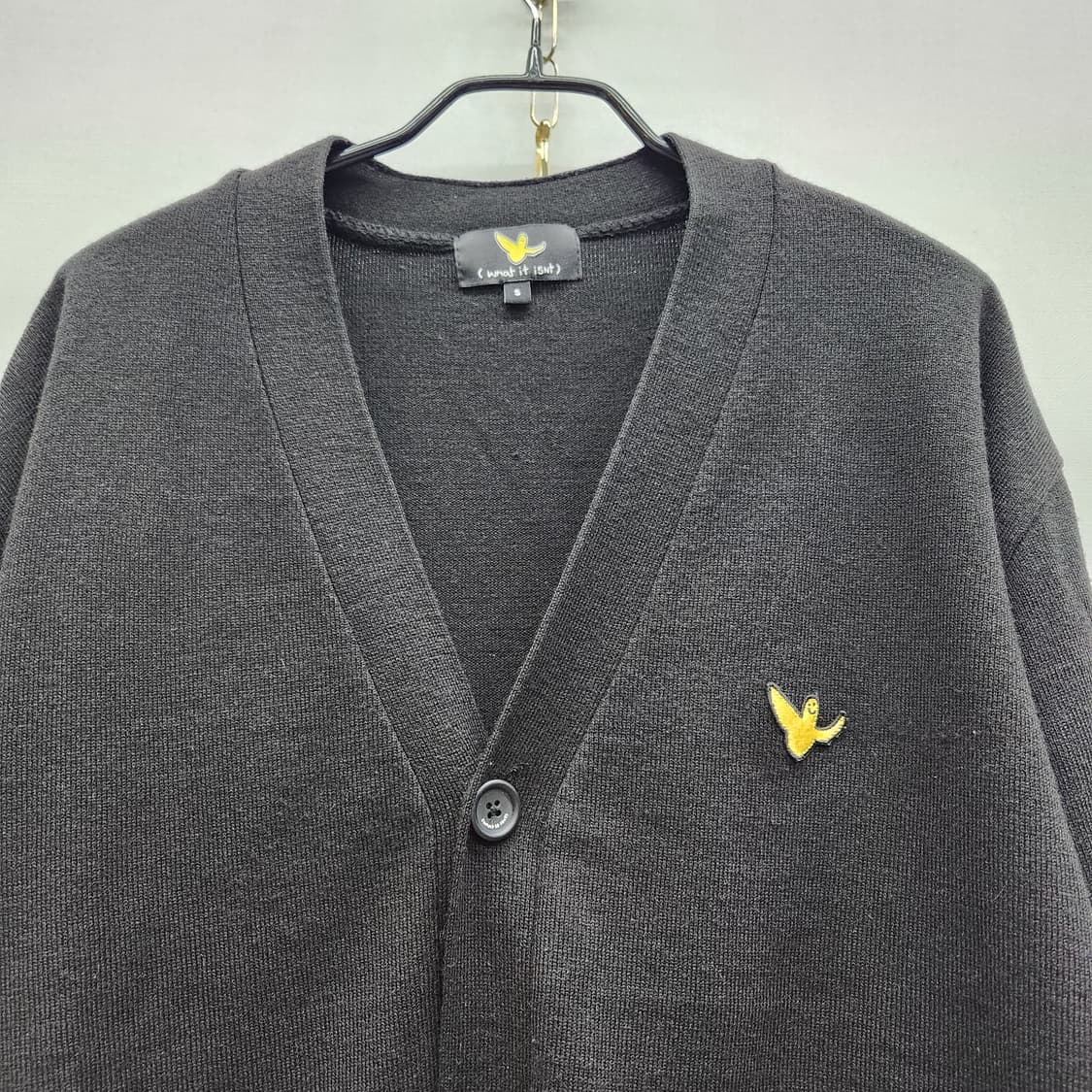 와릿이즌 로고 오버핏 가디건 S(L) 상품이미지2