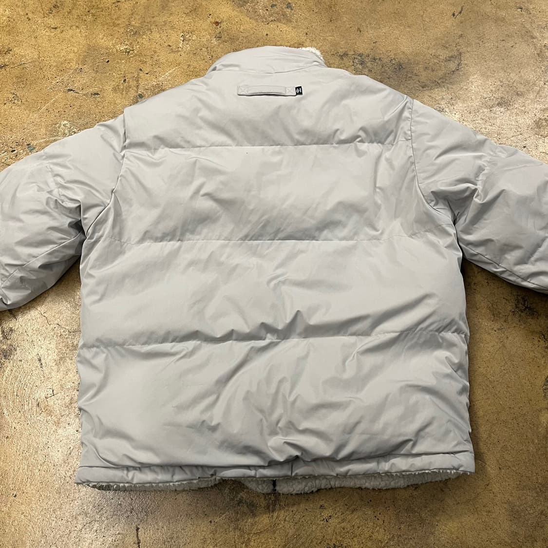 [정품/95] 엄브로 양면 패딩 점퍼 아이보리 b14 상품이미지4