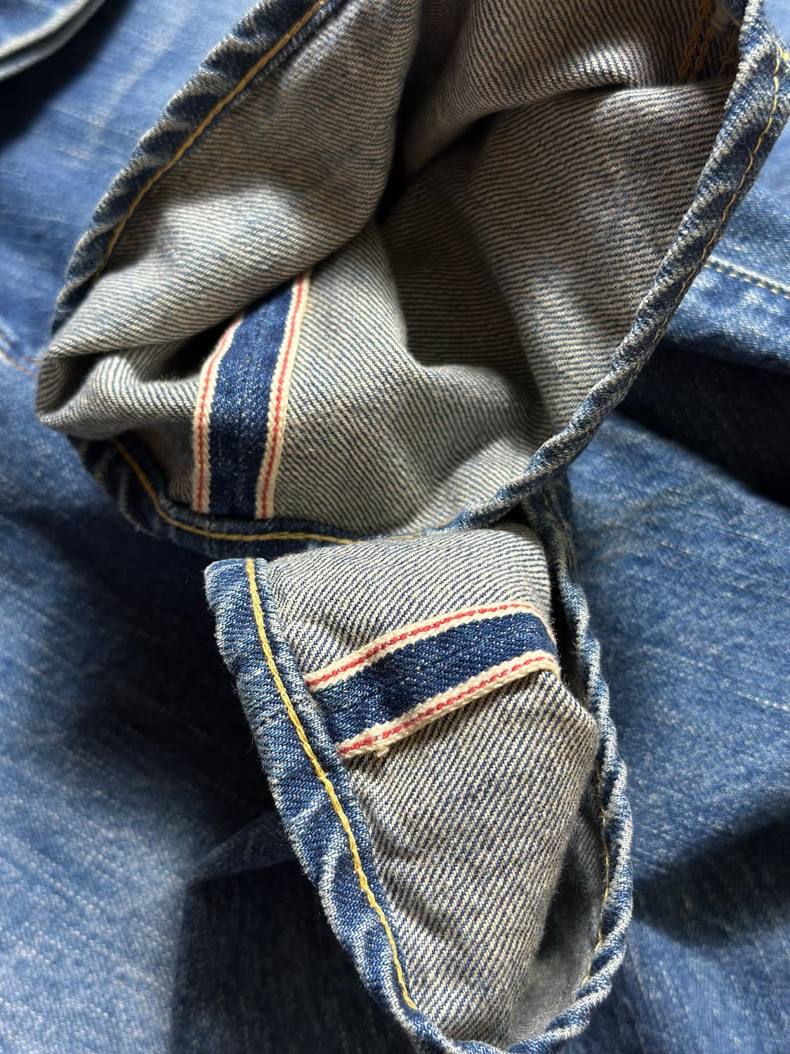 A.Presse 워시드 와이드 데님 팬츠 30 상품이미지6