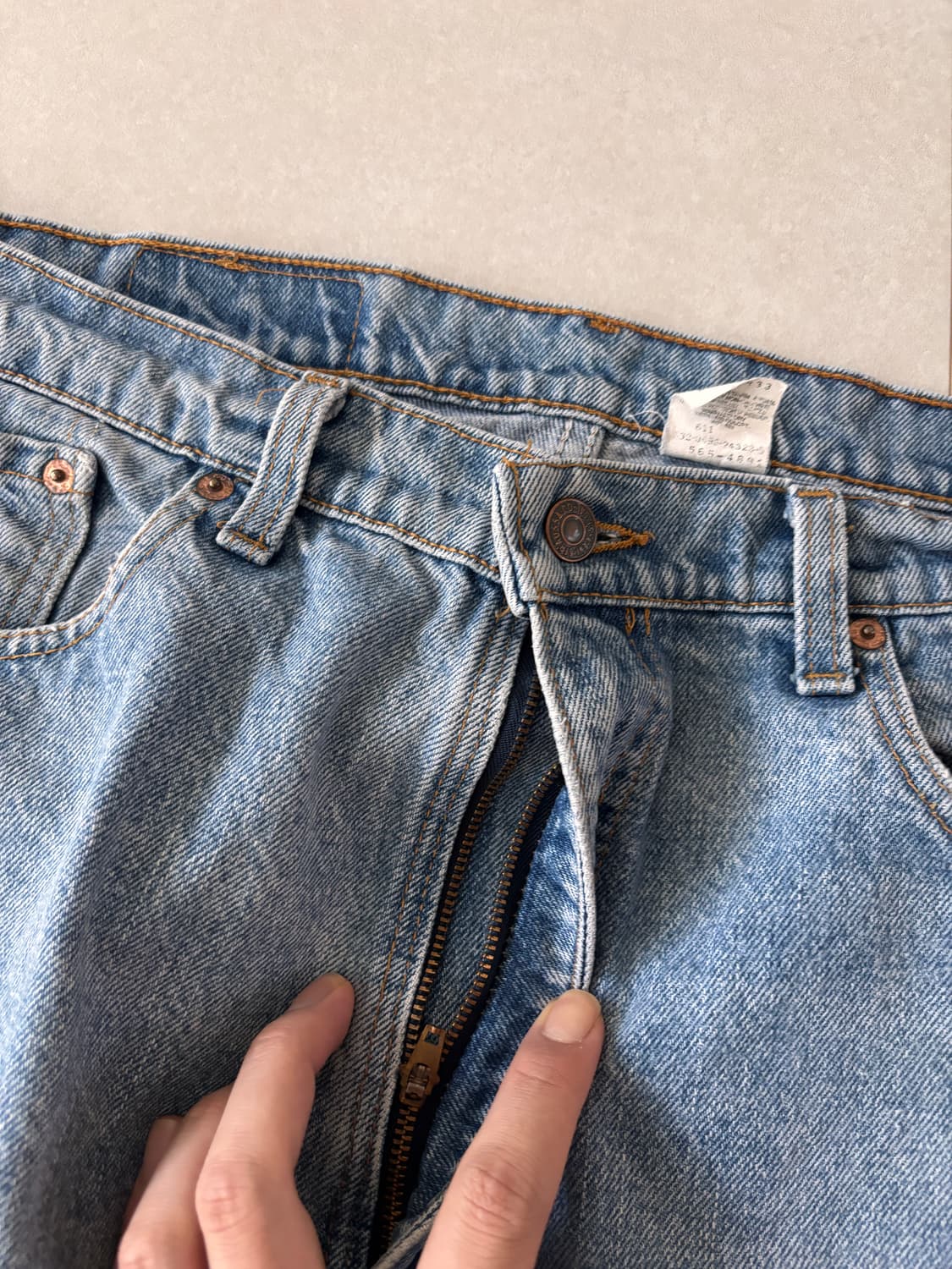 아는 사람들만 가져가는 90s 리바이스 565(엑스트라 와이드)38/36 상품이미지3