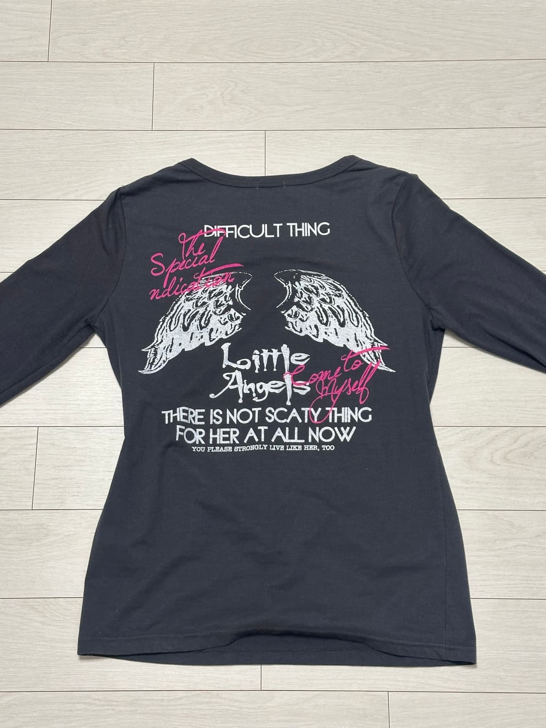 Y2K 펑크 날개 롱슬리브 상품이미지1