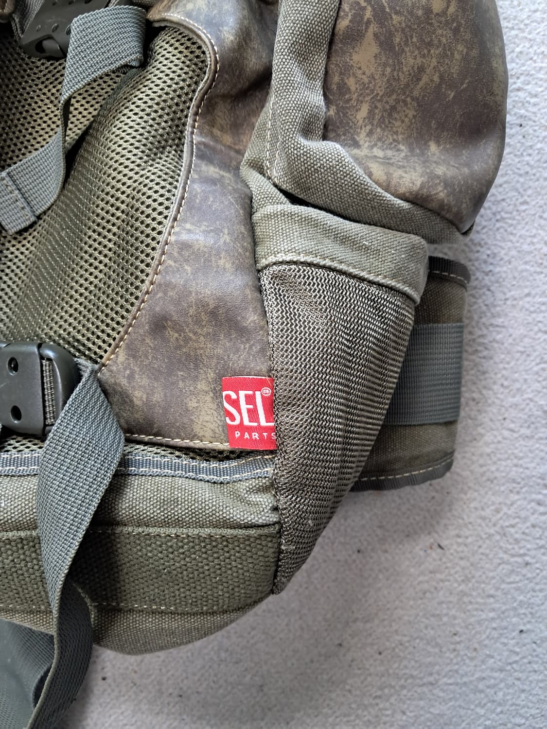 디젤90s 캔버스 밀리터리 백팩 상품이미지2