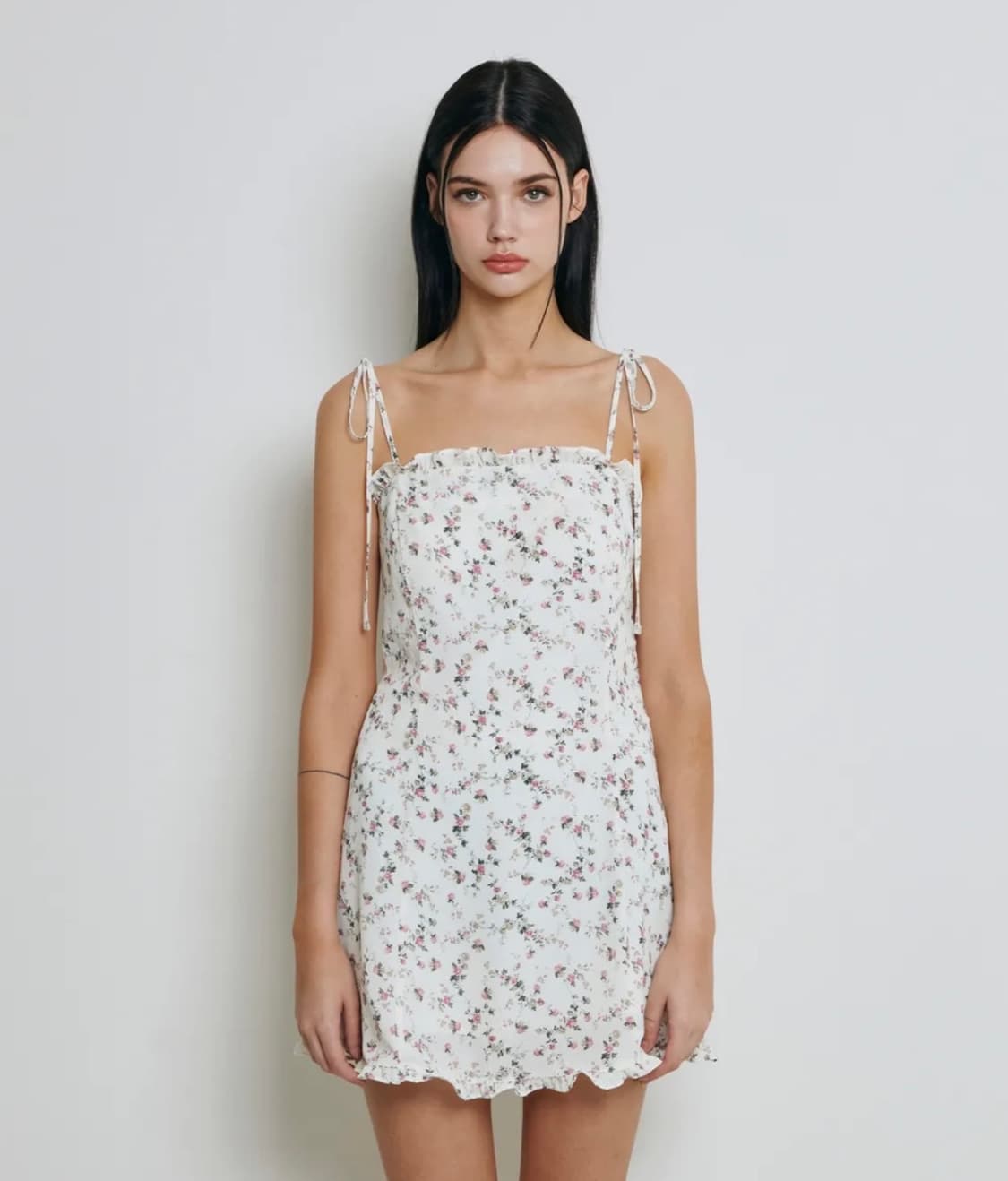 낫유어로즈 프릴 미니 드레스 m 상품이미지1