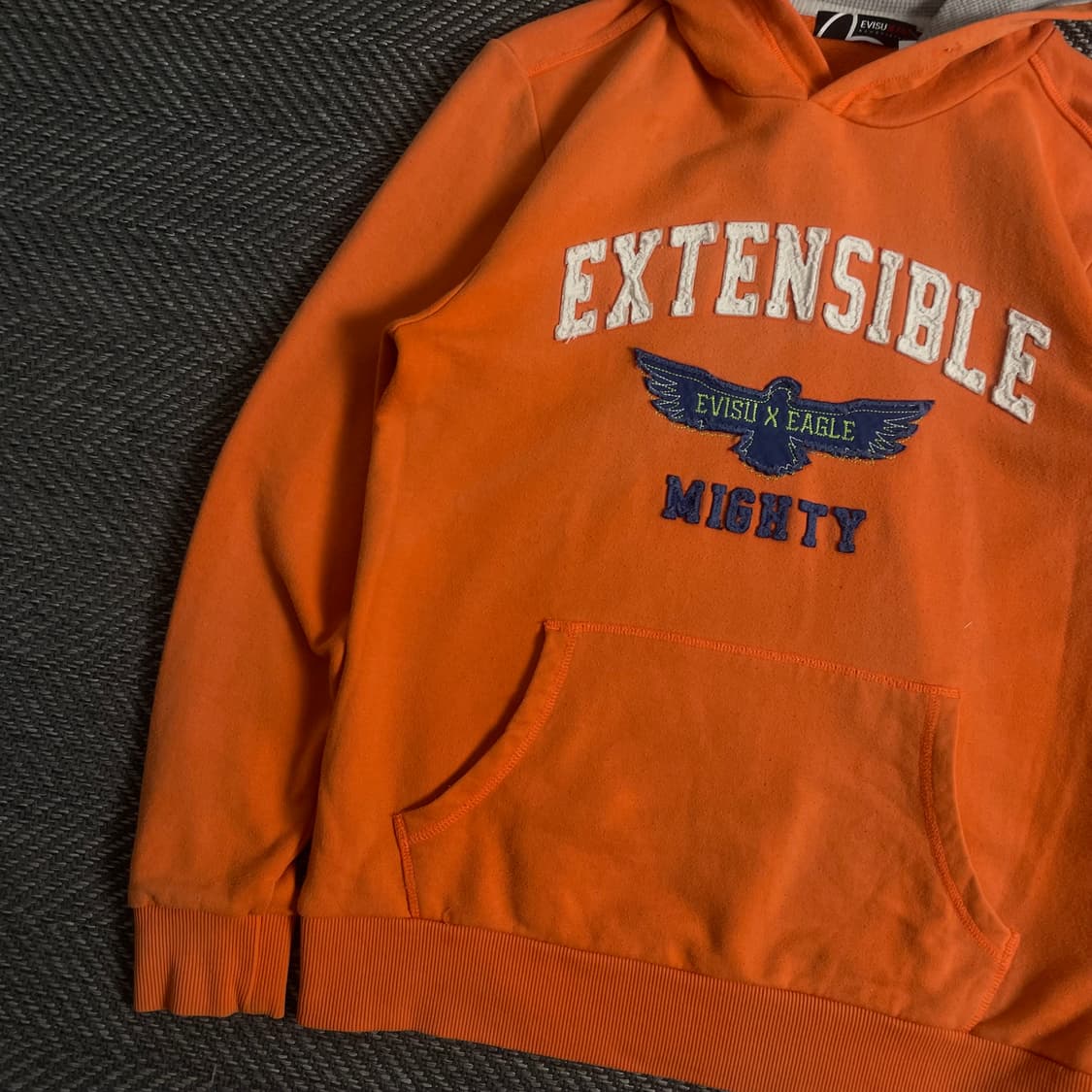 에비수 y2k 빅로고 올드스쿨 후드 티셔츠o 3565 상품이미지3