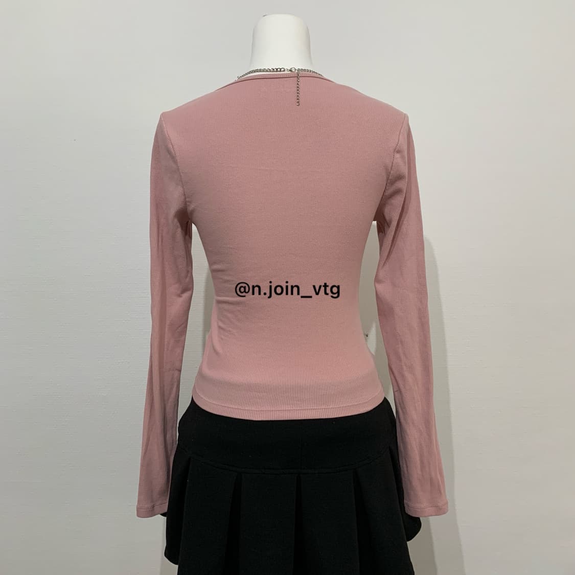 아베크롬비 헨리넥 뮤트 핑크 롱슬리브 상품이미지3