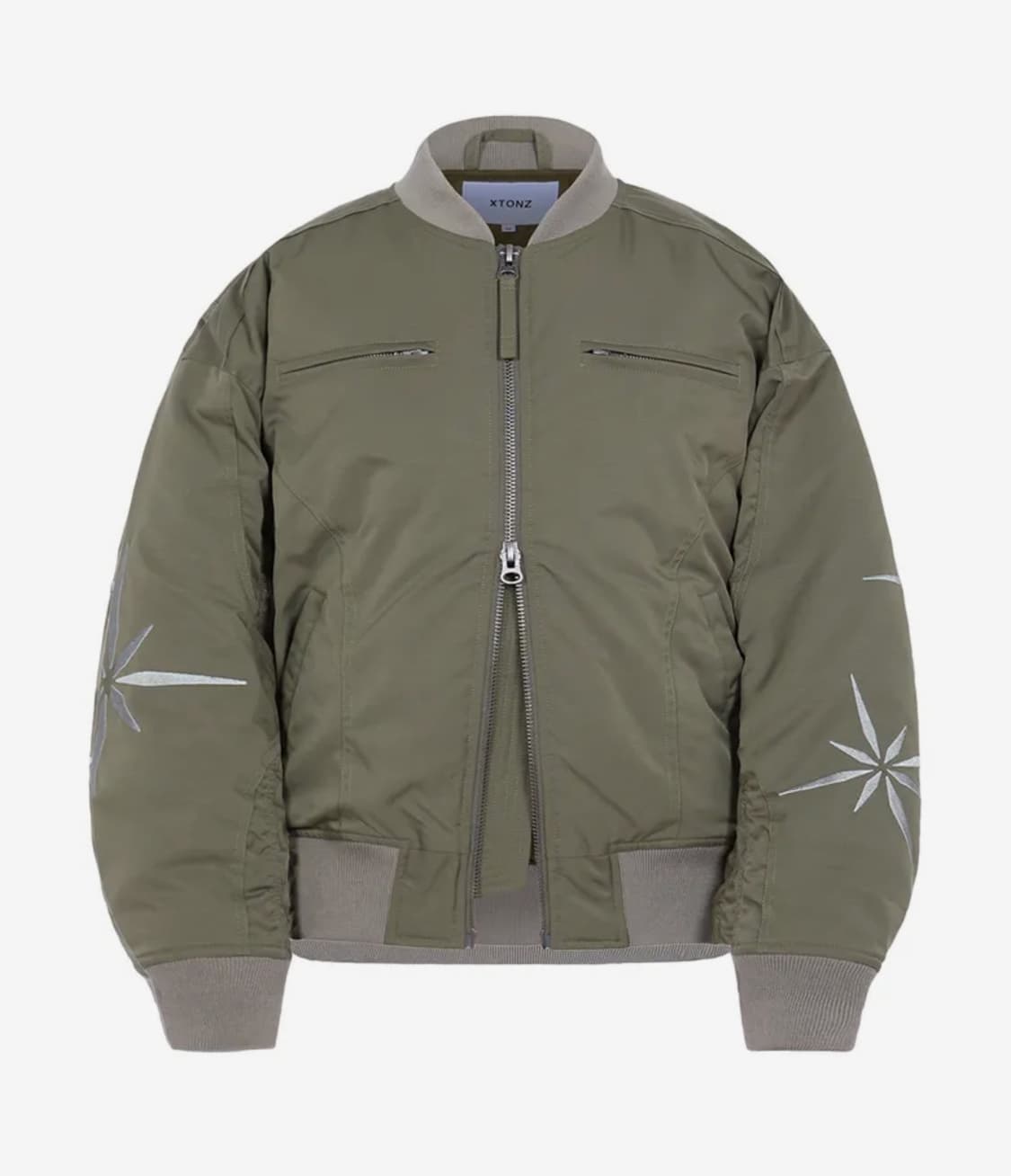 엑스톤즈 XJ107 인시전 셔링 MA-1 자켓 (KHAKI) 상품이미지1