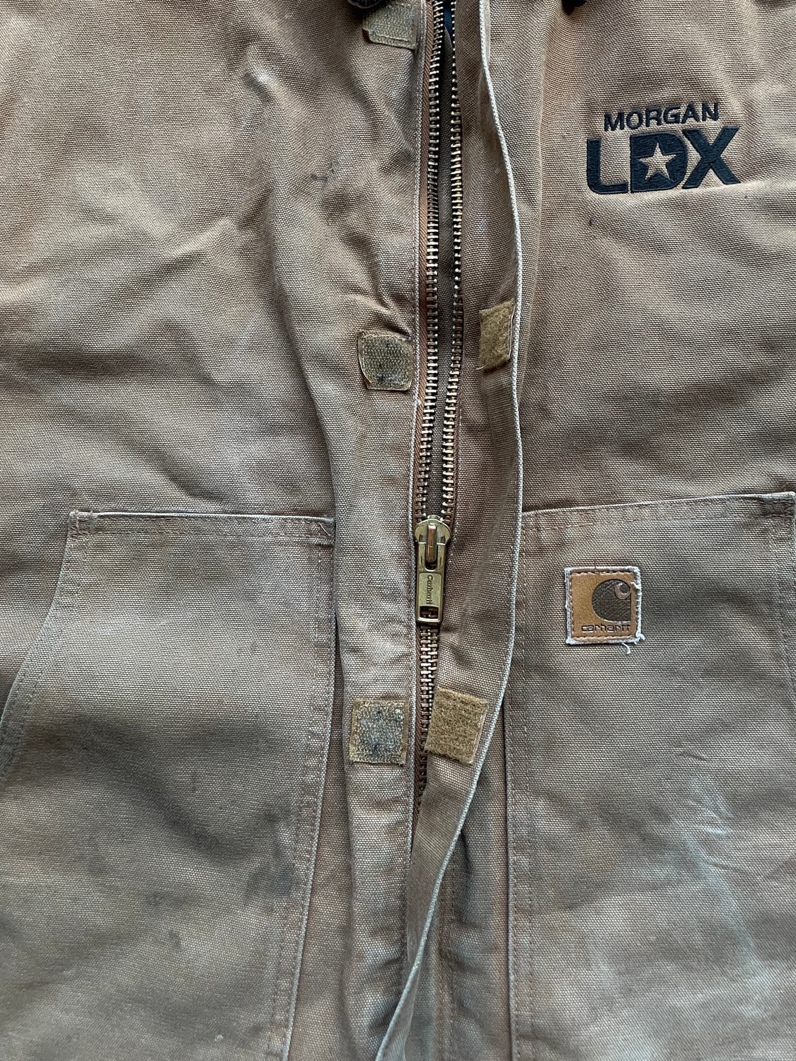 칼하트 J22 BRN 브라운 디트로이트 아크틱 자켓 빈티지 상품이미지6