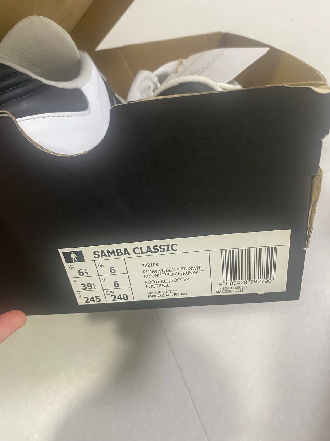 [미개봉/149000➡️88000] 아디다스 삼바 클래식 245 상품이미지2