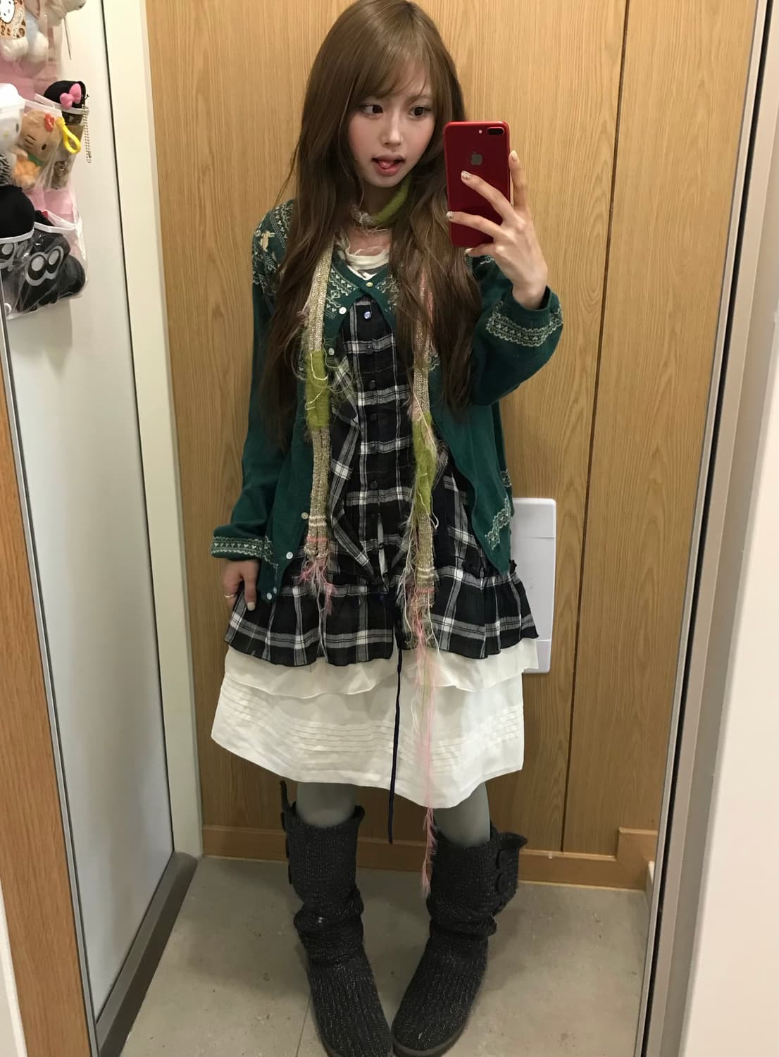 어스뮤직 청록 토끼 데일리 모리걸 니혼진 코디세트 상품이미지1