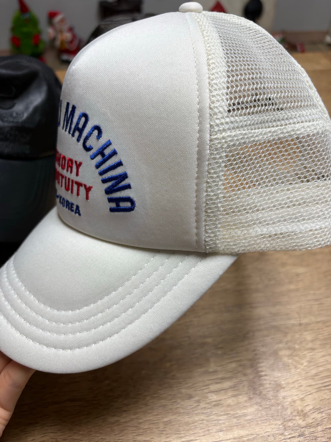 데우스 마키나 흰색메쉬 볼캡(새상품) 상품이미지8