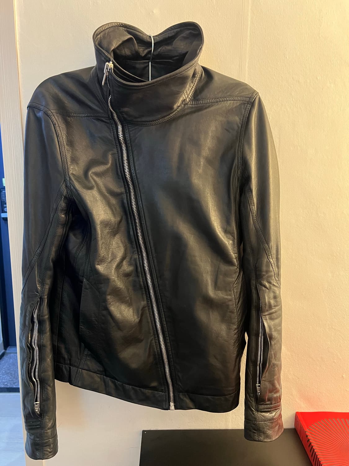 릭 오웬스 몰리노 레더 자켓 상품이미지1