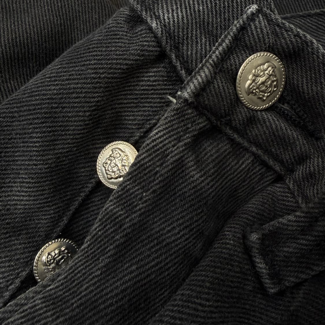 90’s VERSACE 베르사체 진스 꾸뛰르 블랙 흑청 데님  상품이미지8