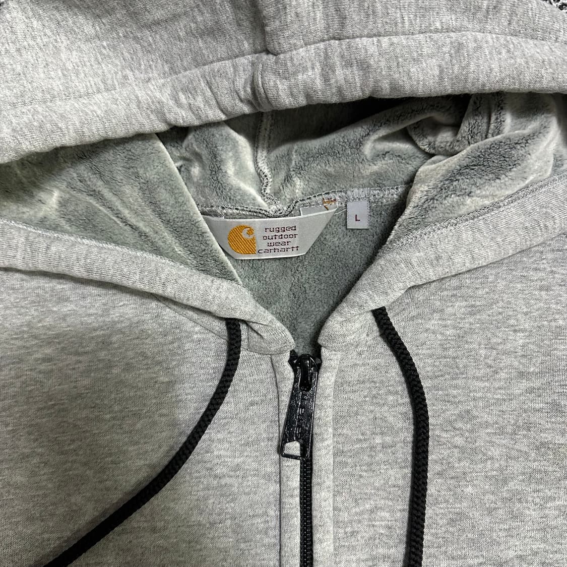 (L) 칼하트 그레이 후드자켓 후드집업 상품이미지2