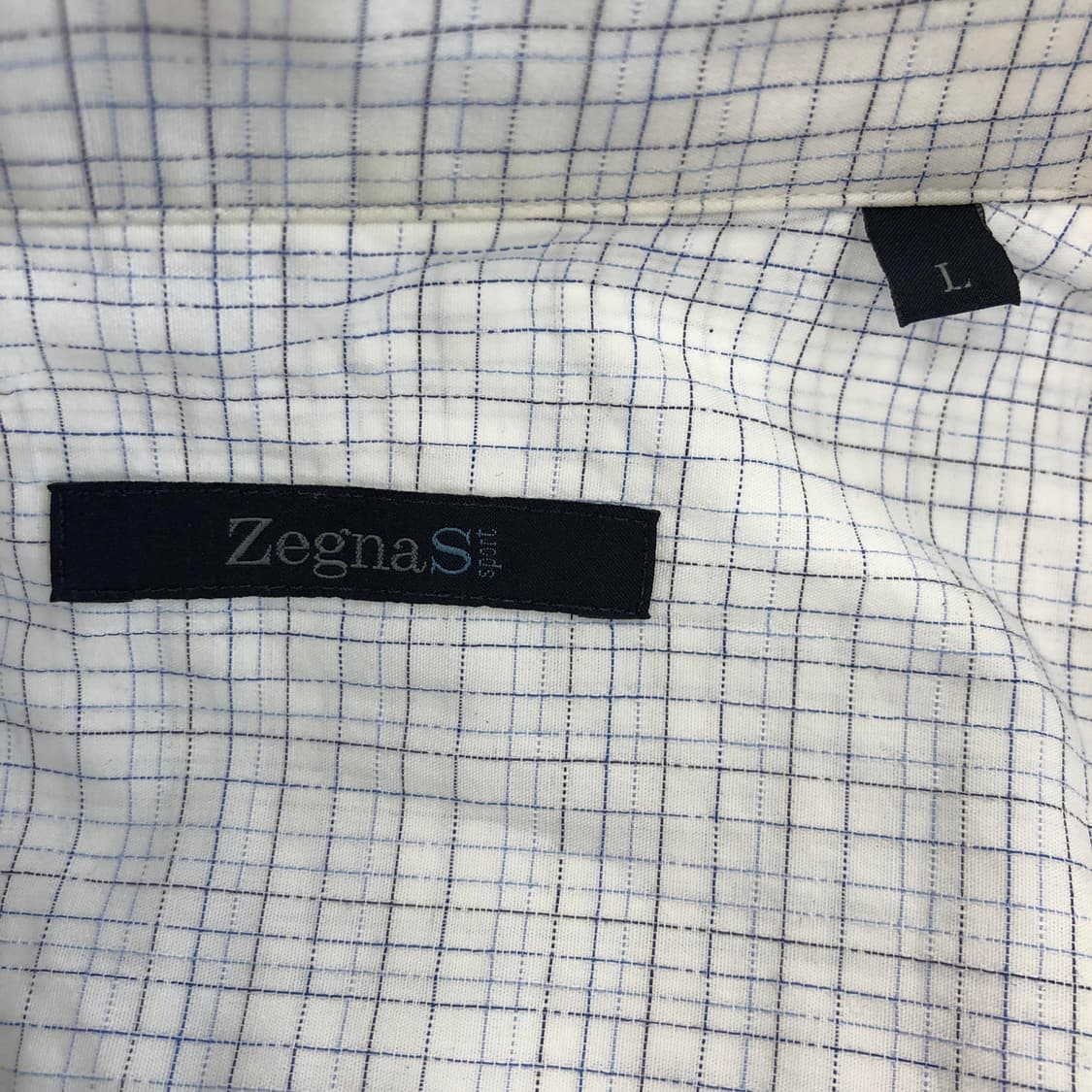 Zegna 제냐스포츠 하계 반팔셔츠 L 상품이미지5