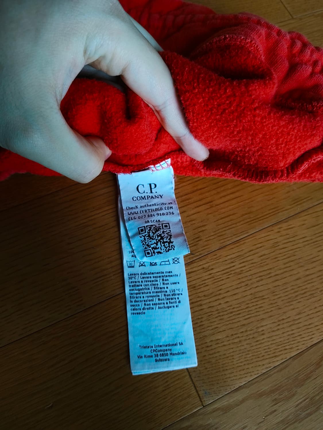 C.P. 컴퍼니 맨투맨 버건디 105 상품이미지3