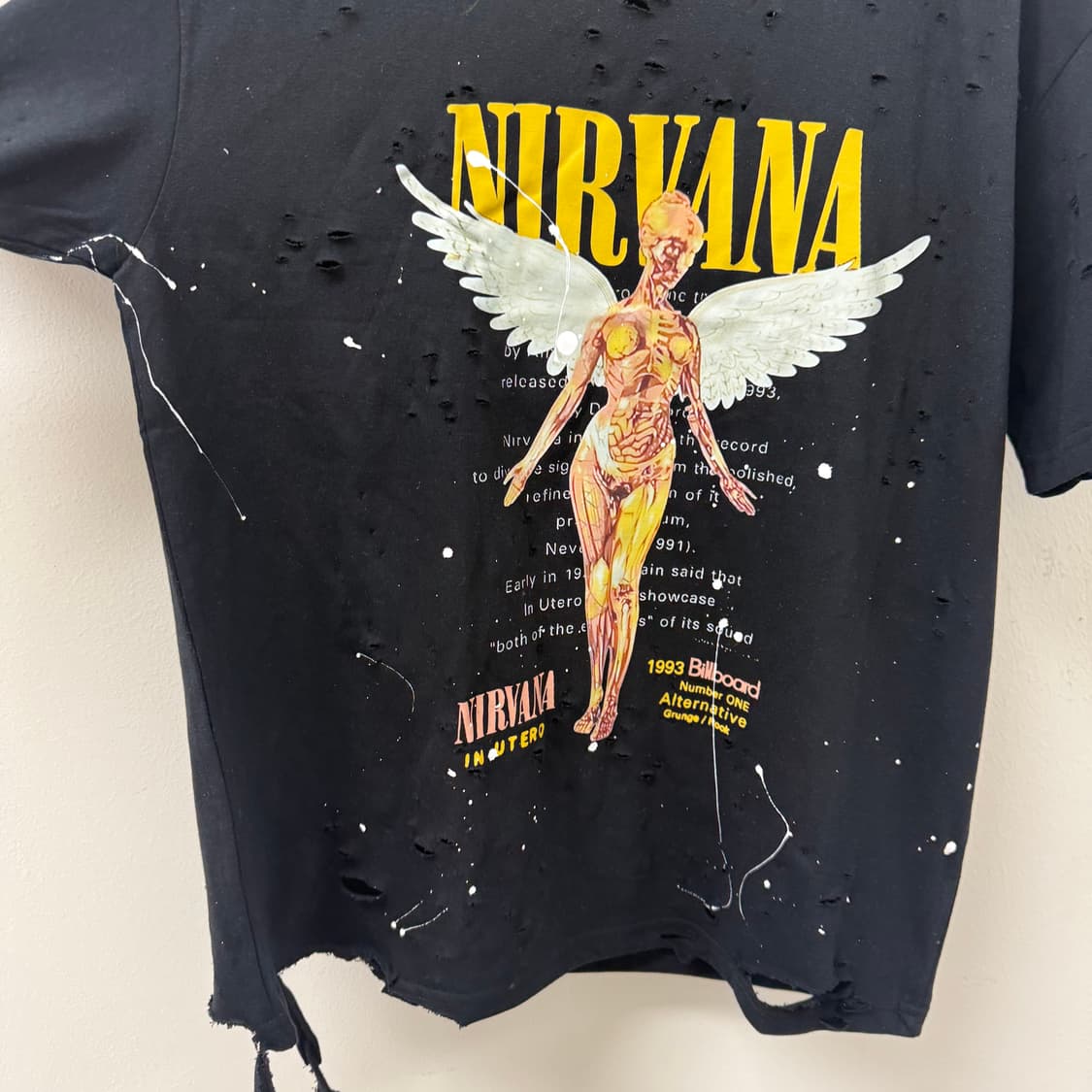 Vintage Nirvana destroyed shirts  상품이미지7